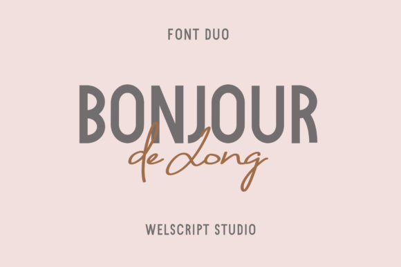 Bonjour De Jong: A Creative Font for Modern Designers
