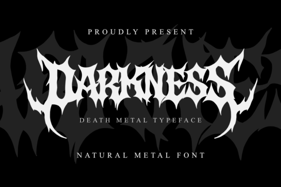 Darkness: The Extreme Metal Font for Brutal Branding