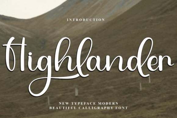 Highlander Typeface: A Festive Touch for Holiday Designs