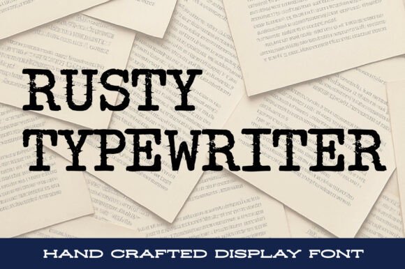 Rusty Typewriter: The Analog Soul for Modern Design