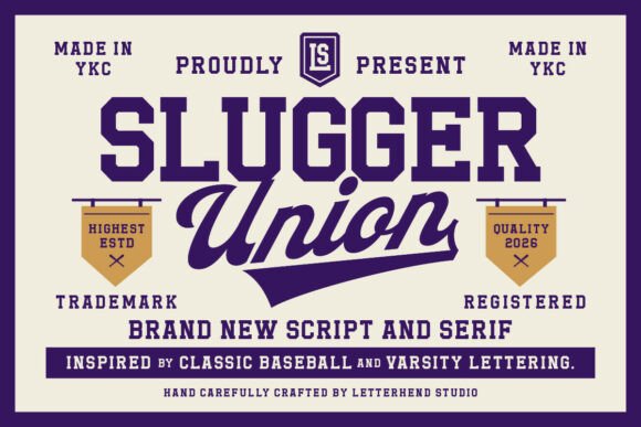 Slugger Union: A Font That Scores Big on Character