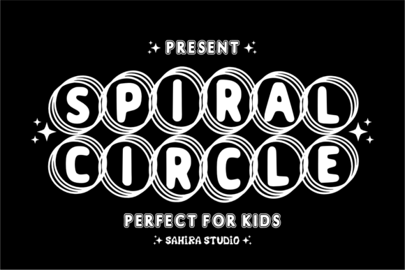 Spiral Circle: The Display Font That Brings the Party