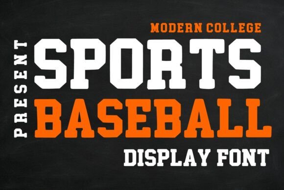 Sports Baseball: A Modern Athletic Typeface