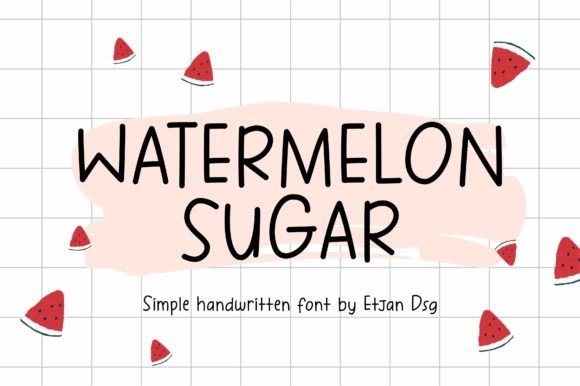 Watermelon Sugar: A Handwritten Font for Modern Creatives